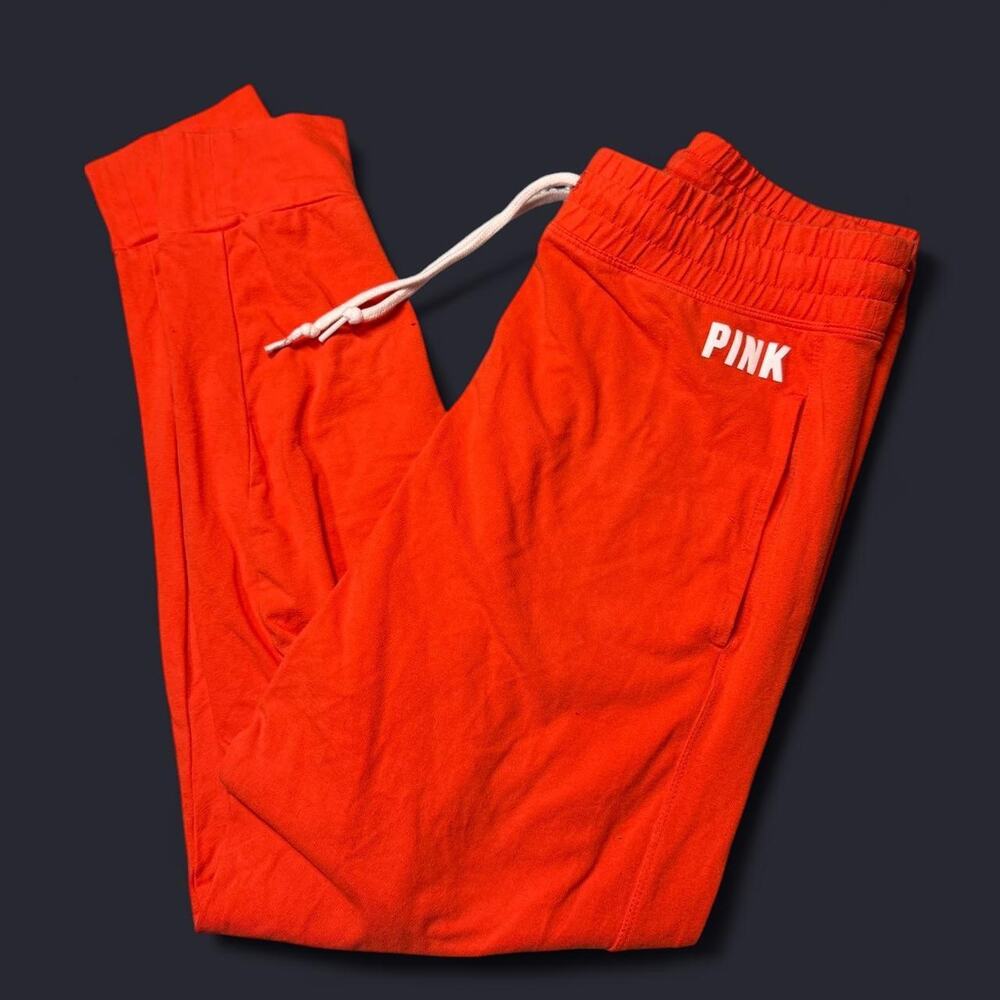 Orange victorias secret pink joggers
